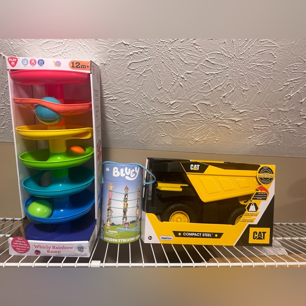 NWT Toy Bundle Yellow & Black Compact Steel Dump Truck Toy - Kids